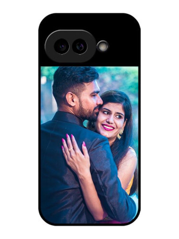 Custom Google Pixel 9A 5G Custom Glass Phone Case - Upload Full Picture With Custom Color Design