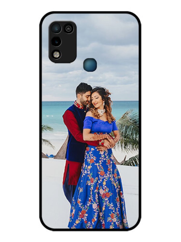 Custom Infinix Hot 10 Play Photo Printing on Glass Case - Upload Full Picture Design