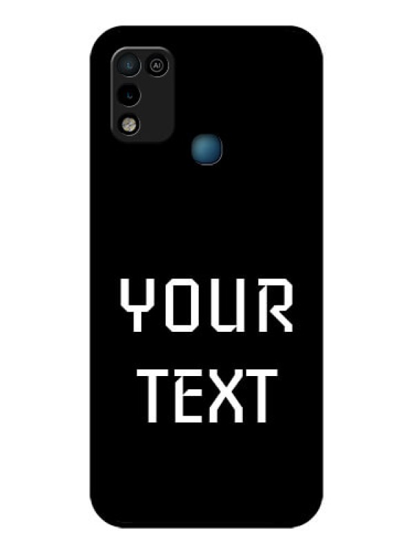 Custom Infinix Hot 10 Play Your Name on Glass Phone Case