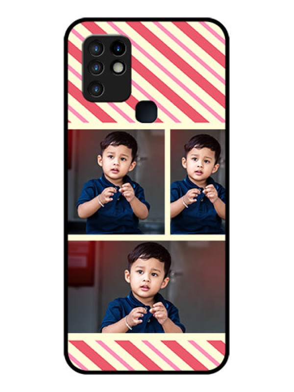 Custom Infinix Hot 10 Personalized Glass Phone Case - Picture Upload Mobile Case Design