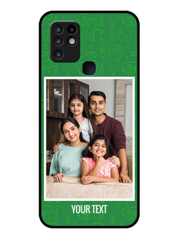 Custom Infinix Hot 10 Personalized Glass Phone Case - Picture Upload Design