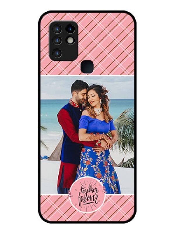 Custom Infinix Hot 10 Personalized Glass Phone Case - Together Forever Design