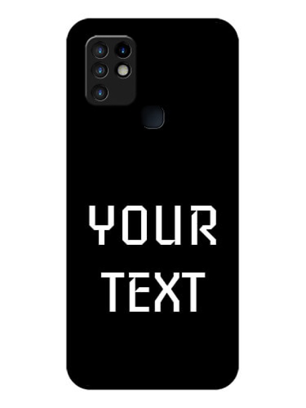 Custom Infinix Hot 10 Your Name on Glass Phone Case