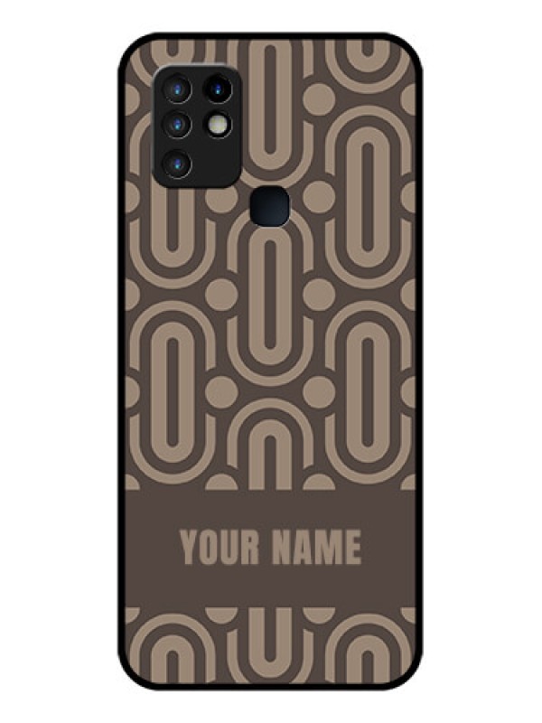 Custom Infinix Hot 10 Custom Glass Phone Case - Captivating Zero Pattern Design
