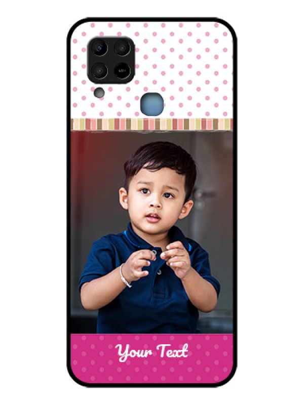 Custom Infinix Hot 10s Photo Printing on Glass Case - Cute Girls Cover Design