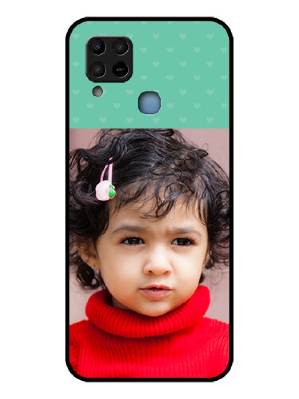 Custom Infinix Hot 10s Custom Glass Phone Case - Lovers Picture Design