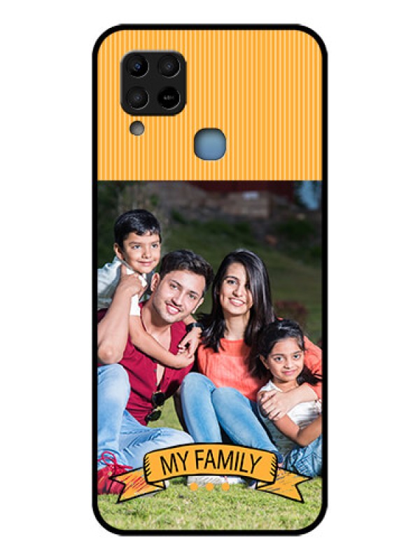 Custom Infinix Hot 10s Custom Glass Phone Case - My Family Design