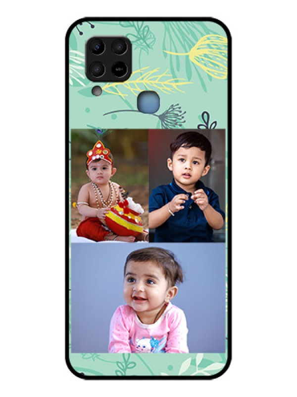 Custom Infinix Hot 10s Photo Printing on Glass Case - Forever Family Design