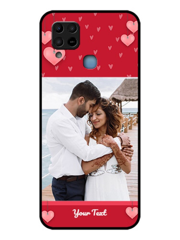 Custom Infinix Hot 10s Custom Glass Phone Case - Valentines Day Design