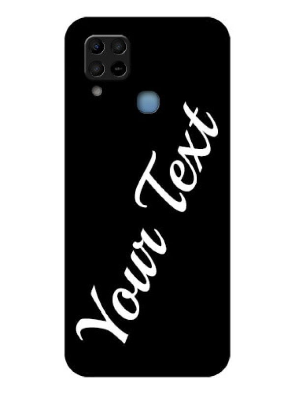 Custom Infinix Hot 10s Custom Glass Mobile Cover with Your Name