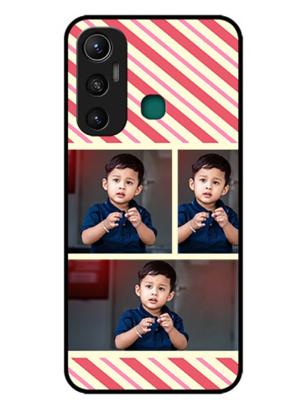 Custom Infinix Hot 11 Personalized Glass Phone Case - Picture Upload Mobile Case Design
