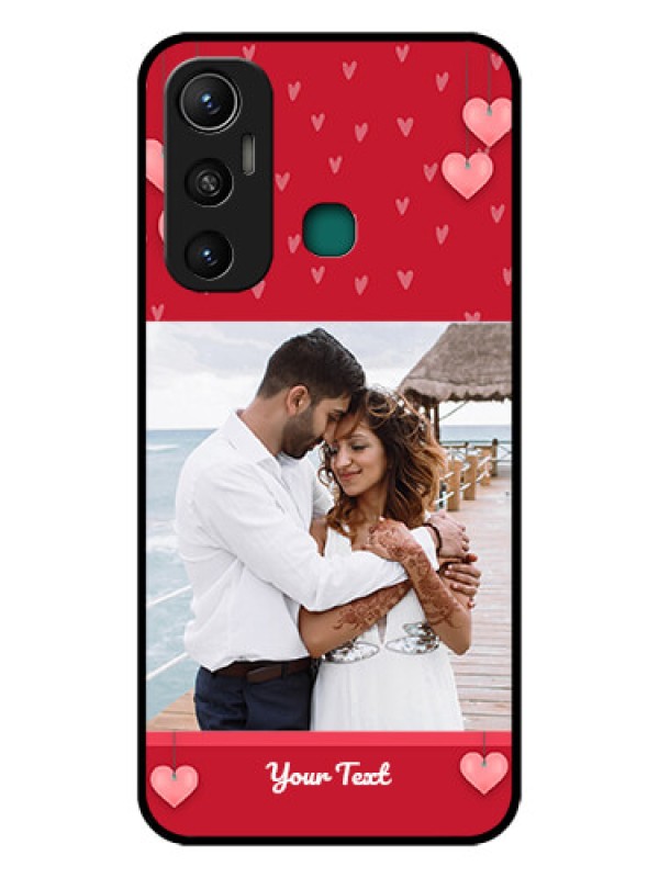 Custom Infinix Hot 11 Custom Glass Phone Case - Valentines Day Design