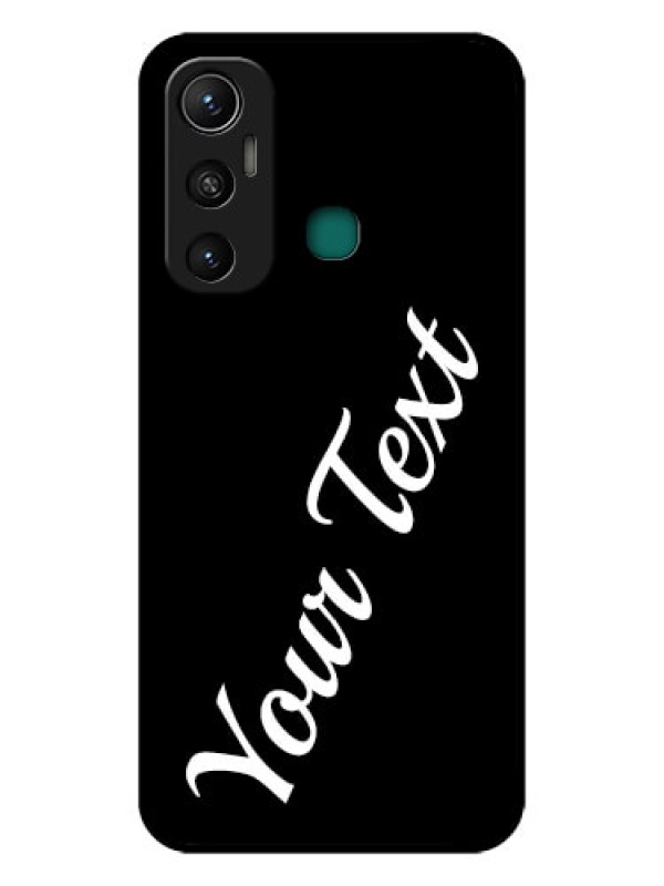 Custom Infinix Hot 11 Custom Glass Mobile Cover with Your Name