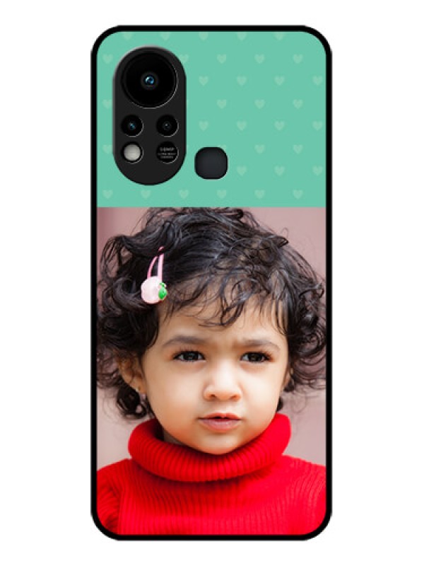 Custom Infinix Hot 11s Custom Glass Phone Case - Lovers Picture Design