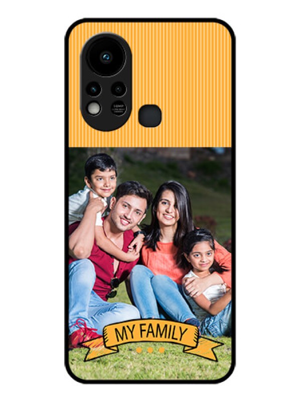 Custom Infinix Hot 11s Custom Glass Phone Case - My Family Design