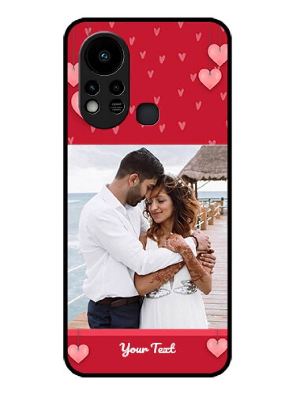 Custom Infinix Hot 11s Custom Glass Phone Case - Valentines Day Design