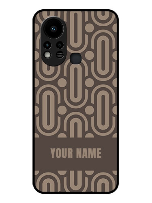 Custom Infinix Hot 11s Custom Glass Phone Case - Captivating Zero Pattern Design