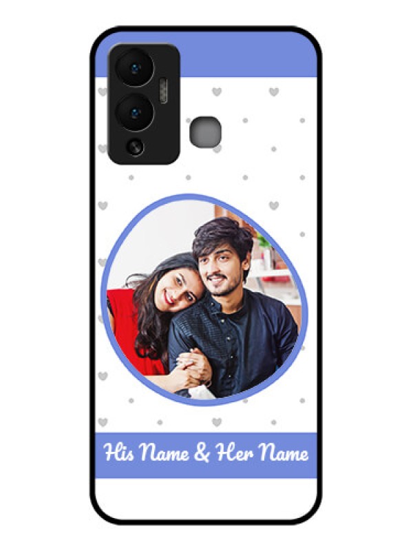 Custom Infinix Hot 12 Play Photo Printing on Glass Case - Premium Case Design