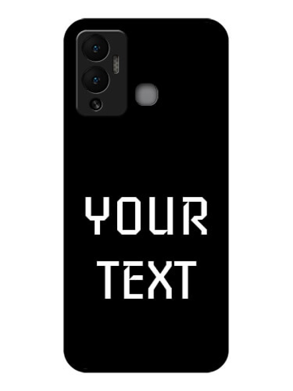 Custom Infinix Hot 12 Play Your Name on Glass Phone Case