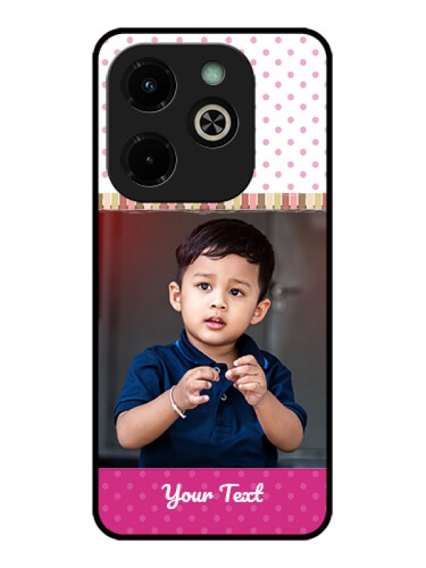 Custom Infinix Hot 40I Custom Glass Phone Case - Cute Girls Cover Design