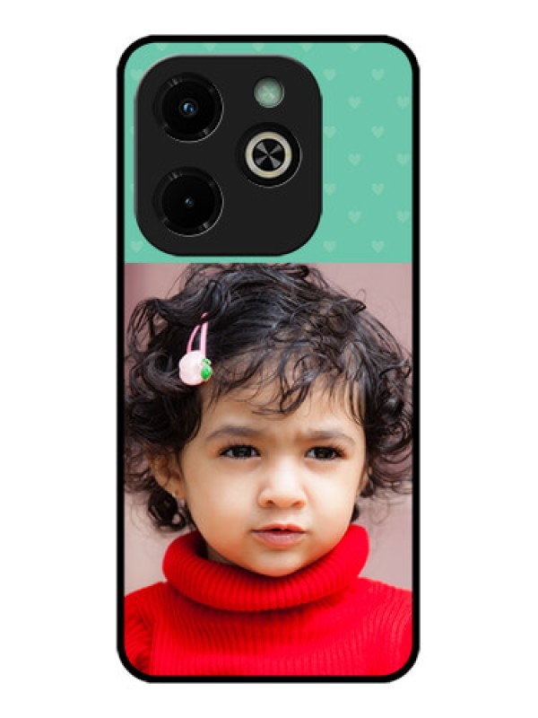 Custom Infinix Hot 40I Custom Glass Phone Case - Lovers Picture Design