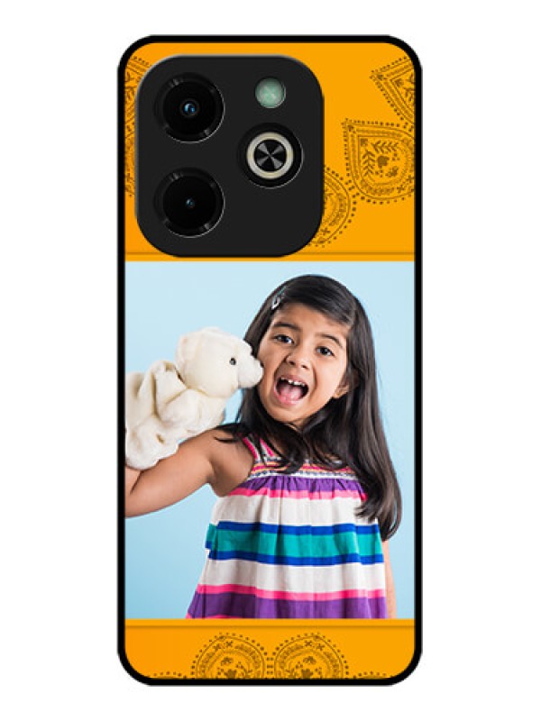 Custom Infinix Hot 40I Custom Glass Phone Case - Photo Wedding Design