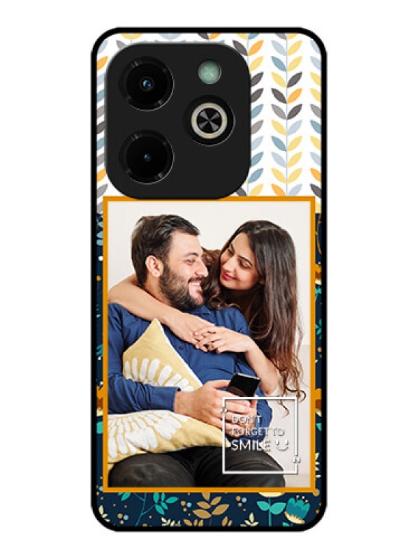 Custom Infinix Hot 40I Custom Glass Phone Case - Pattern Design