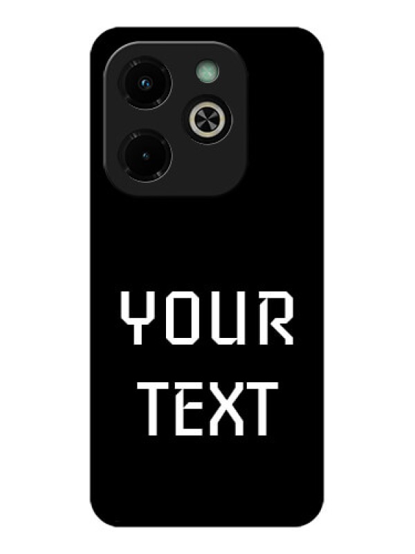 Custom Infinix Hot 40I Custom Glass Phone Case - Your Name Design