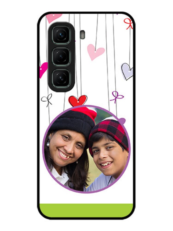 Custom Infinix Hot 50 5G Custom Glass Phone CaseCute Kids Phone Case Design