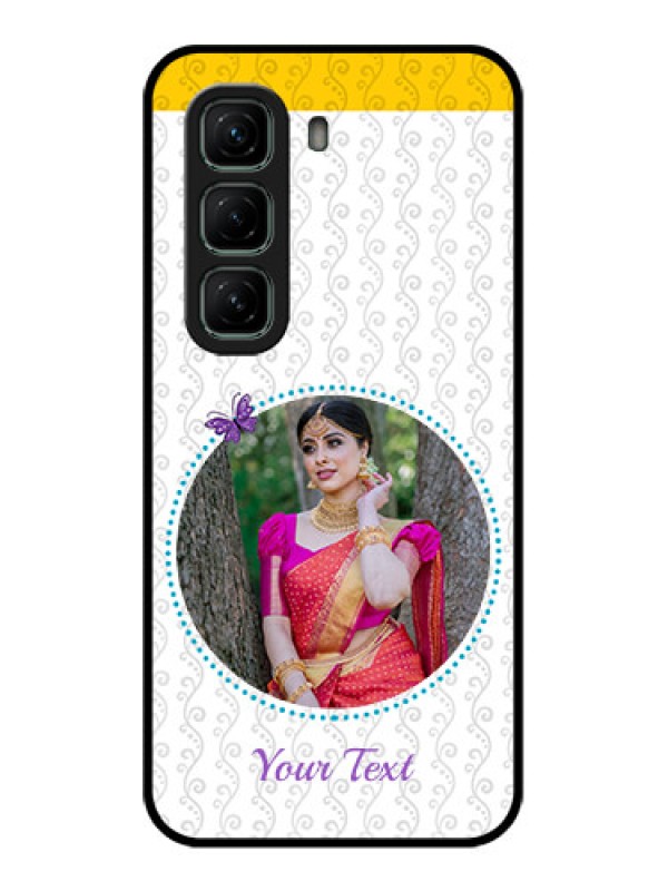 Custom Infinix Hot 50 5G Custom Glass Phone CaseGirls Premium Case Design