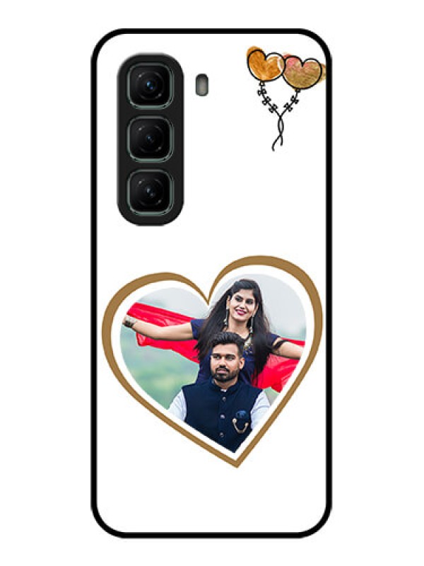 Custom Infinix Hot 50 5G Custom Glass Phone CaseYou and Me Design