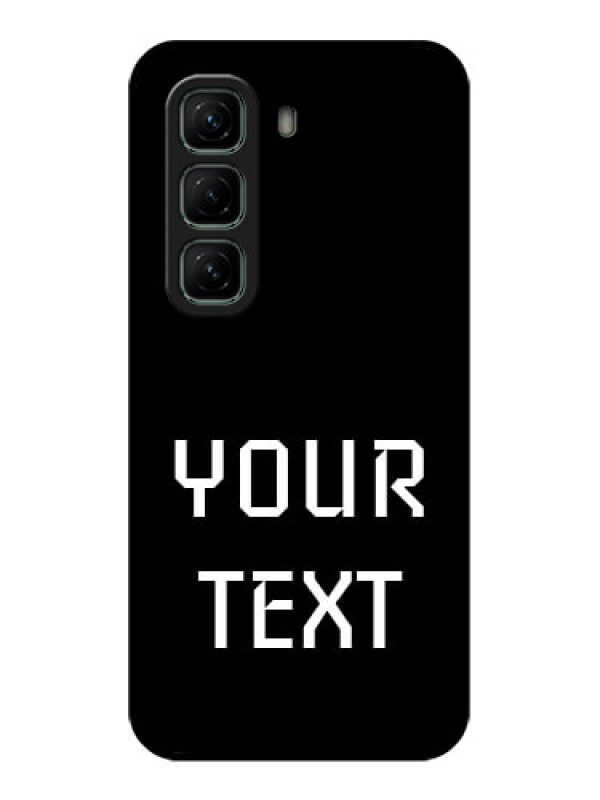 Custom Infinix Hot 50 5G Custom Glass Phone CaseYour Name Design