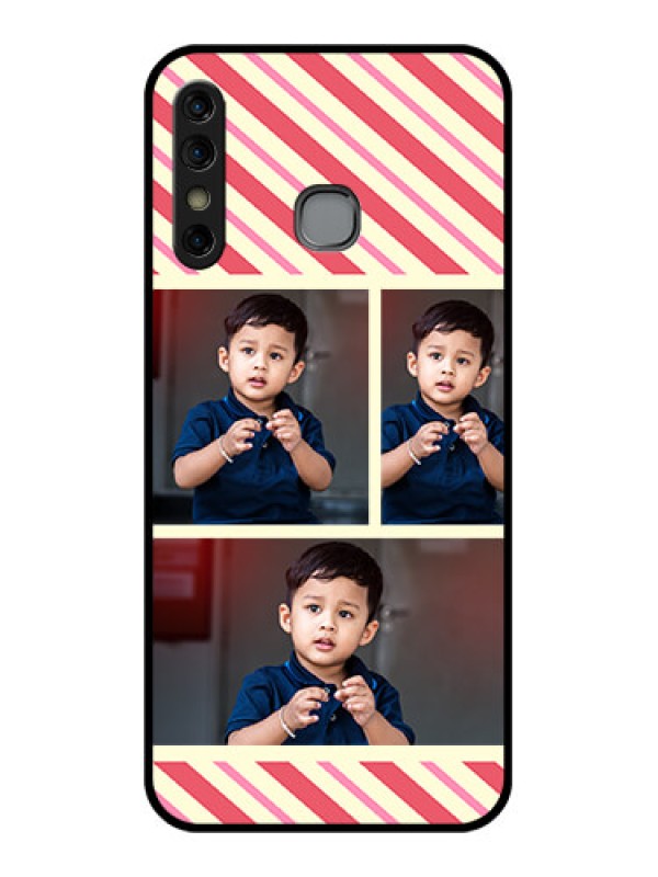 Custom Infinix Hot 8 Custom Glass Phone Case - Picture Upload Mobile Case Design