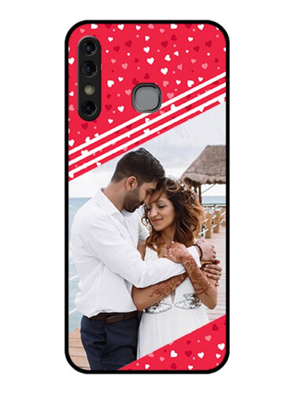 Custom Infinix Hot 8 Custom Glass Phone Case - Valentines Gift Design
