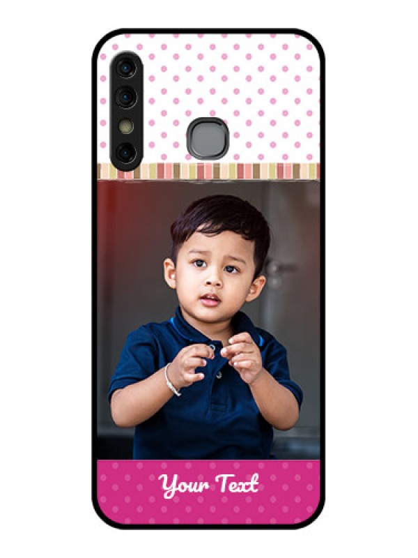 Custom Infinix Hot 8 Custom Glass Phone Case - Cute Girls Cover Design