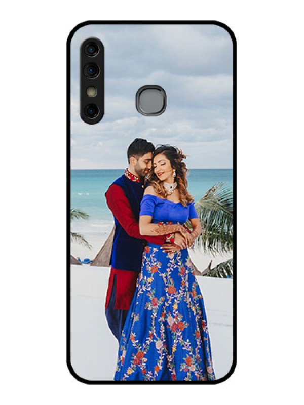 Custom Infinix Hot 8 Custom Glass Phone Case - Upload Full Picture Design