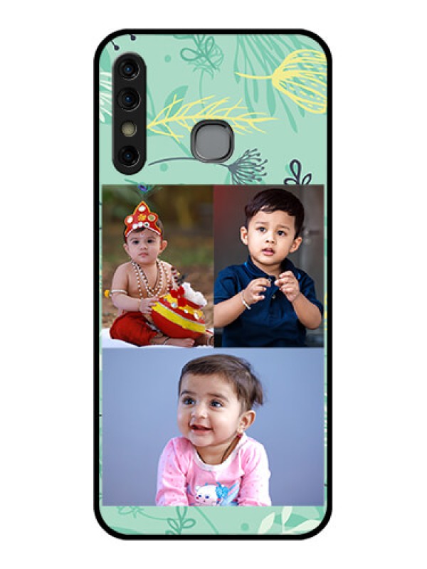 Custom Infinix Hot 8 Custom Glass Phone Case - Forever Family Design