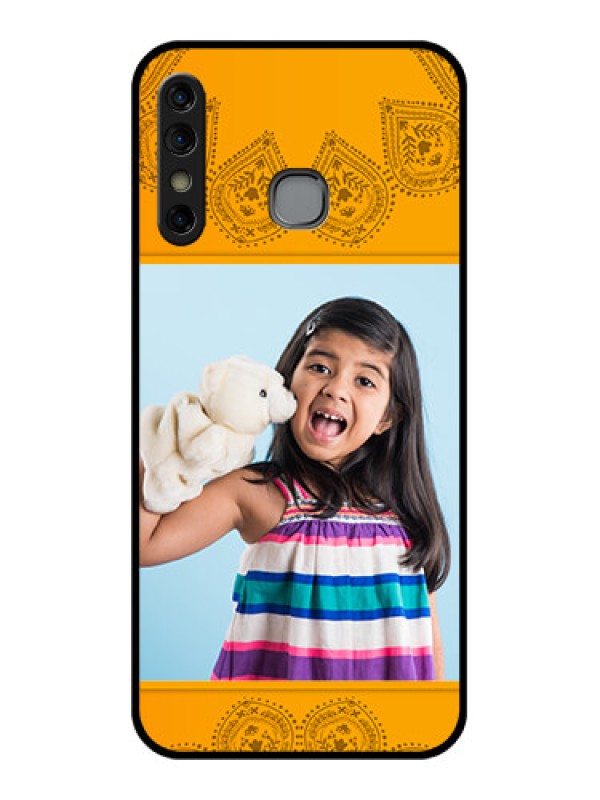 Custom Infinix Hot 8 Custom Glass Phone Case - Photo Wedding Design