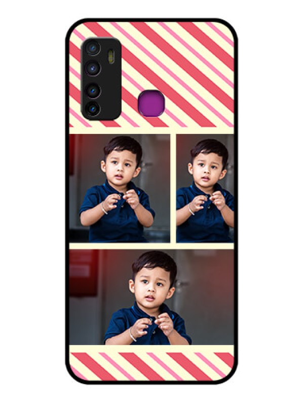 Custom Infinix Hot 9 Custom Glass Phone Case - Picture Upload Mobile Case Design