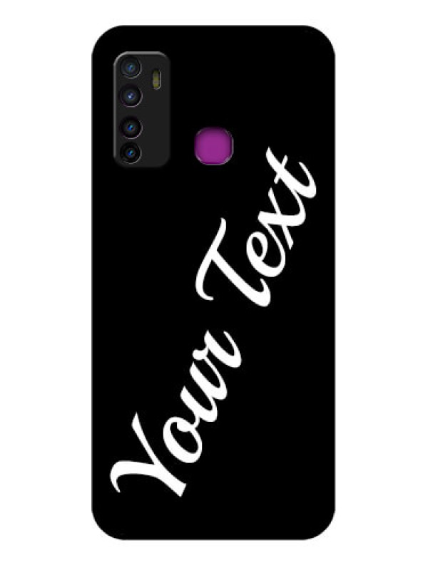 Custom Infinix Hot 9 Custom Glass Phone Case - With Your Name Design