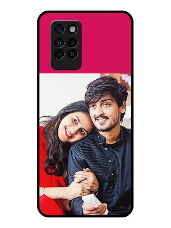 Custom Infinix Note 10 Pro Custom Glass Mobile Case - Anniversary Cover Design