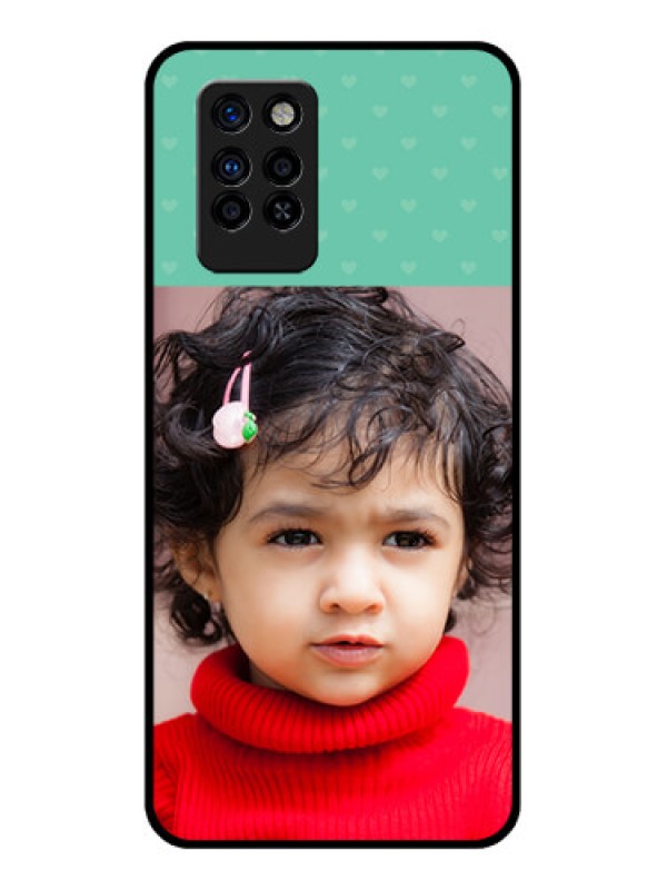 Custom Infinix Note 10 Pro Custom Glass Phone Case - Lovers Picture Design