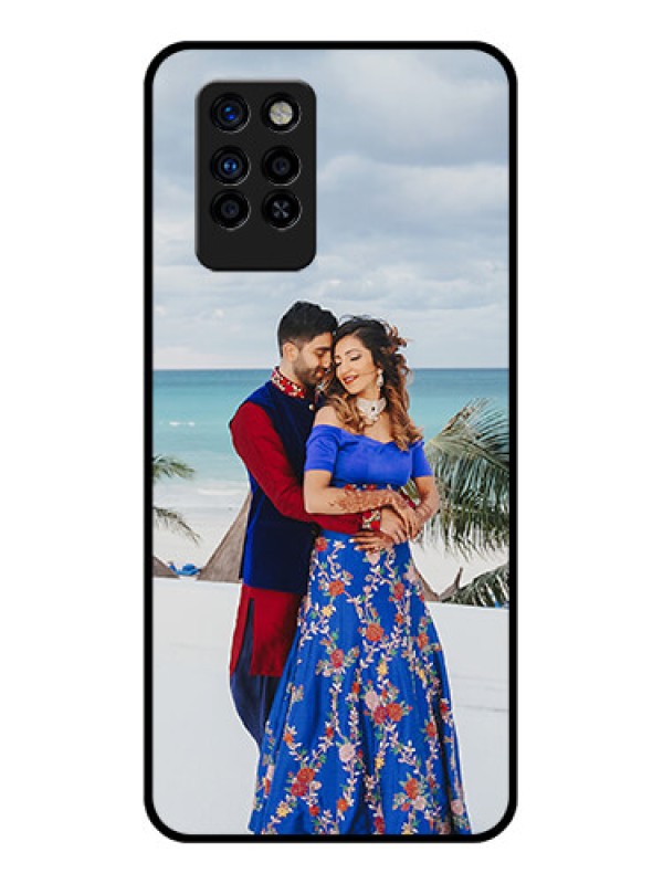 Custom Infinix Note 10 Pro Photo Printing on Glass Case - Upload Full Picture Design