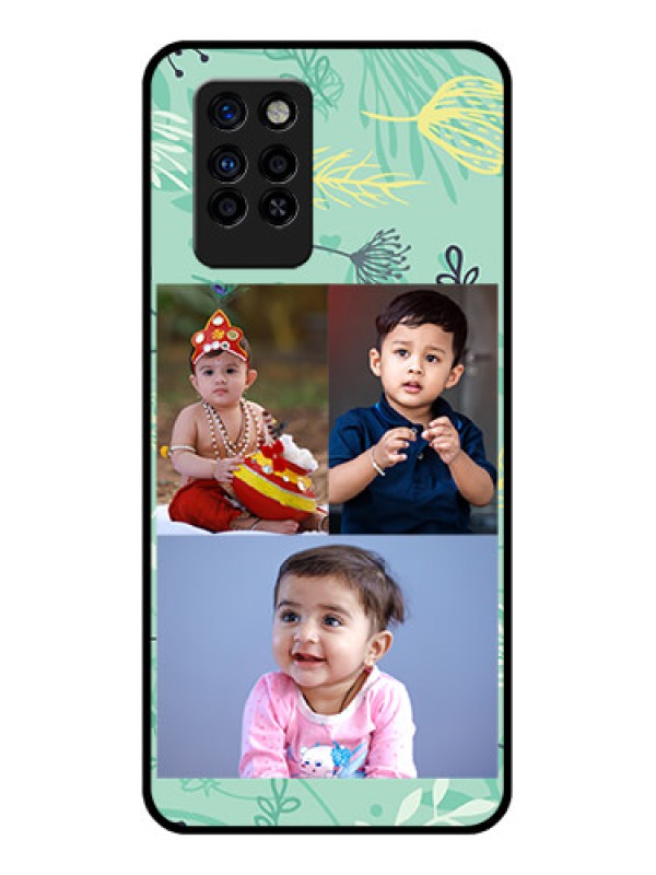 Custom Infinix Note 10 Pro Photo Printing on Glass Case - Forever Family Design