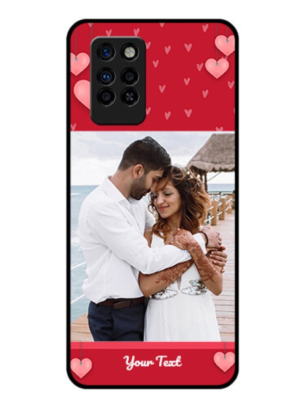 Custom Infinix Note 10 Pro Custom Glass Phone Case - Valentines Day Design