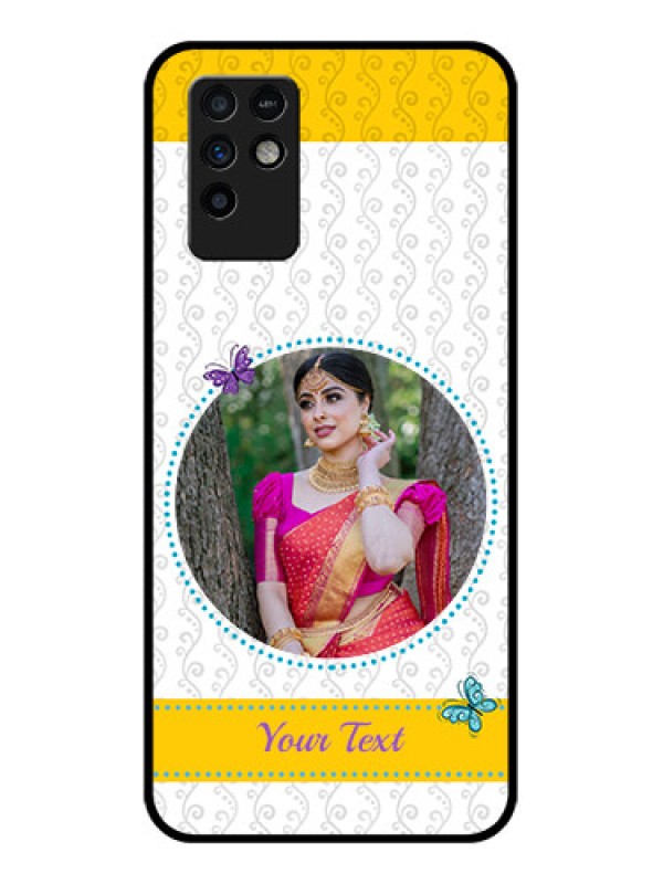 Custom Infinix Note 10 Custom Glass Mobile Case - Girls Premium Case Design