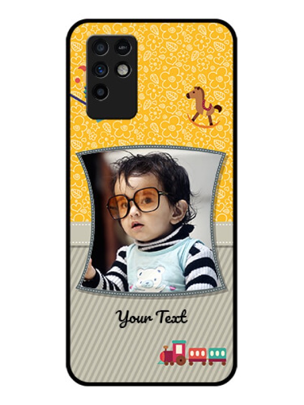 Custom Infinix Note 10 Personalized Glass Phone Case - Baby Picture Upload Design