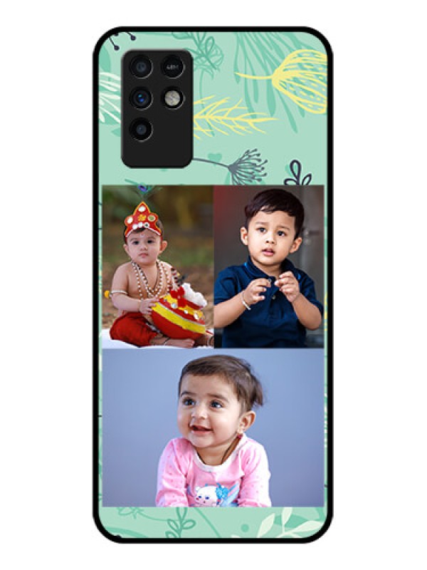 Custom Infinix Note 10 Photo Printing on Glass Case - Forever Family Design