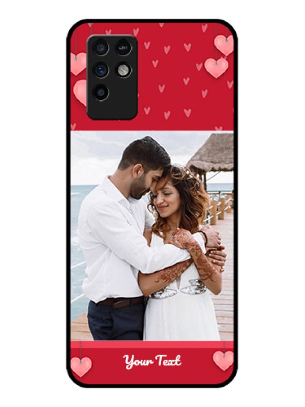 Custom Infinix Note 10 Custom Glass Phone Case - Valentines Day Design
