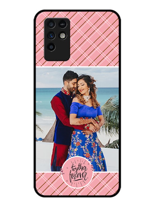 Custom Infinix Note 10 Personalized Glass Phone Case - Together Forever Design